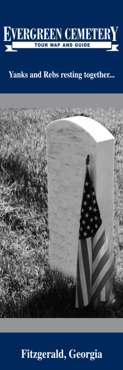 EVERGREEN CEMETERY - City of Fitzgerald