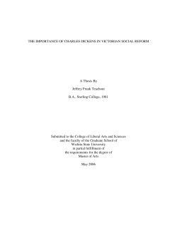 The importance of charles dickens in victorian social