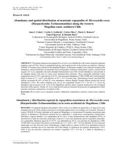 Abundance and spatial distribution of neustonic
