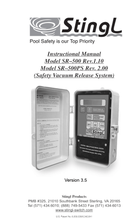 Stingl SR-500/SR-500 PS Instruction Manual (PDF