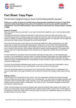 Copy Paper - Local Government NSW