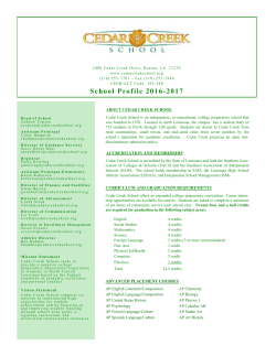 PDF - Cedar Creek School
