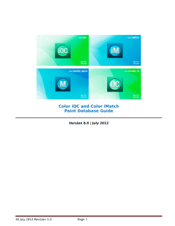 06 Paint Database Guide - X-Rite