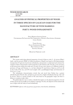 analysis of physical properties of wood in three