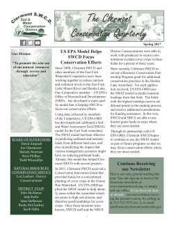 The Clermont Conservation Quarterly