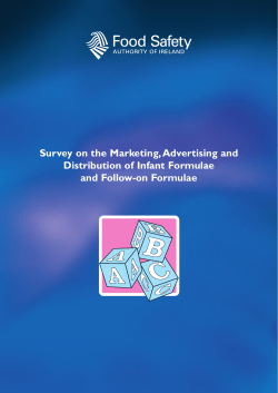 Survey on the Marketing,Advertising and Distribution of Infant
