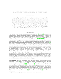 PARTICULARLY FRIENDLY MEMBERS OF FAMILY TREES 1