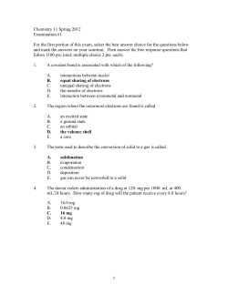 Moorpark College Chemistry 11