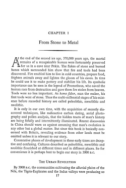 CHAPTER 1 From Stone to Metal THE URBAN