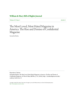 The Most Loved, Most Hated Magazine in America: The Rise and