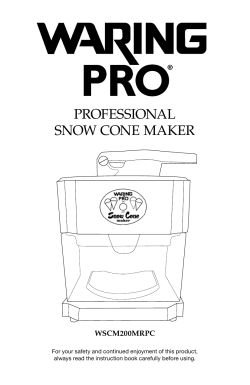 professional snow cone maker