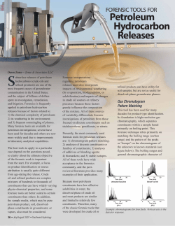 Forensic Tools for Petroleum Hydrocarbon