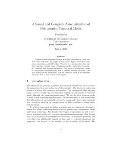 A Sound and Complete Axiomatization of Polymorphic Temporal