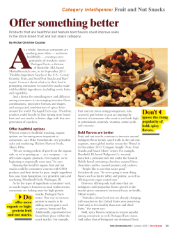 Fruit and Nut Snacks - Hickory Harvest Foods