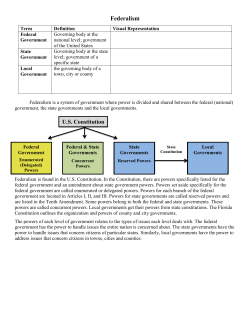 Federalism