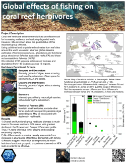 Global effects of fishing on coral reef herbivores