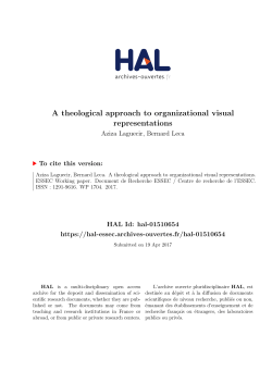 A theological approach to organizational visual representations