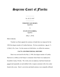 SC12-1947 Opinion - Florida Supreme Court