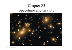 Chapter S3 Spacetime and Gravity