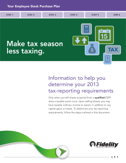 Make tax season less taxing. - User account | myfidelitysite.com