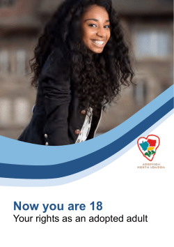 leaflet - Adoption North London