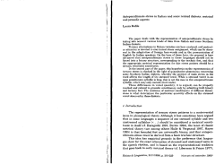 Laura Bafile - Laboratorio di Linguistica