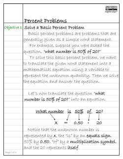 Percent Problems