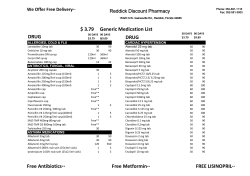 3.79 Generics Medicine* Free Medication