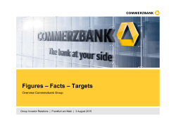 Figures – Facts – Targets