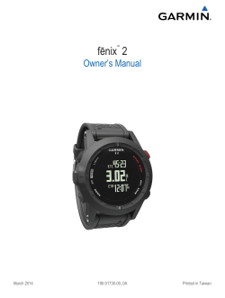 Owner`s Manual