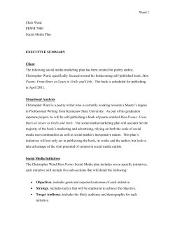 Social Media Plan - Faculty Web Pages