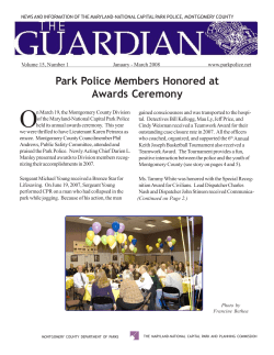 Park Police Members Honored at Awards Ceremony