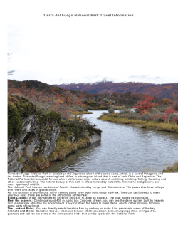 Tierra del Fuego National Park Travel Information PDF