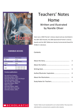 Teachers` Notes Home