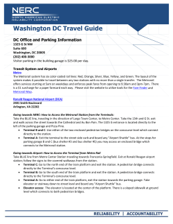 NERC Washington D.C. Office Information