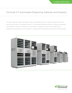 Omnicell XT Automated Dispensing Cabinets and
