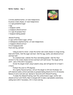 Butter Cookies - Don Schindler