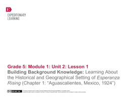Grade 5: Module 1: Unit 2