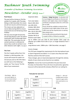 Rushmoor Youth Swimming