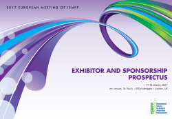 the 2017 European Meeting Exhibit and