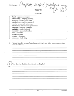 Chapters 18-20 Study Guide Questions
