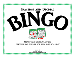 Fraction and Decimal