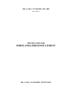 portland limestone cement