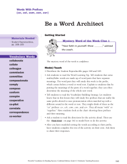 com- con- cor - CCSS Literacy Resource