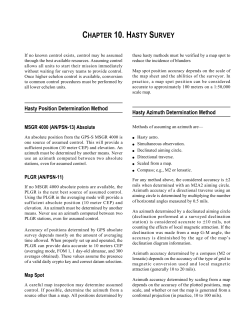 chapter 10. hasty survey