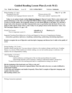 Guided Reading Lesson Plan (Levels M-Z)