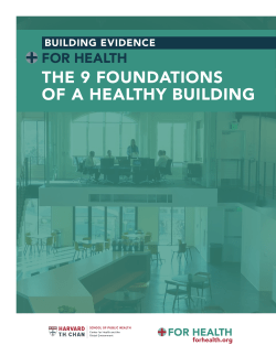 the 9 foundations of a healthy building