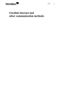 Girolink Internet and other communication methods