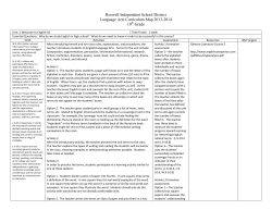 10th Grade - Roswell Independent School District
