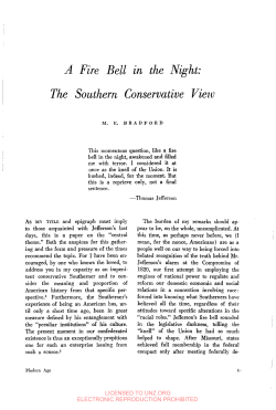 A Fire Bell in the Night - Intercollegiate Studies Institute